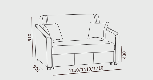 Раскладное кресло Милан 3 (90) в Чайковском - изображение 2