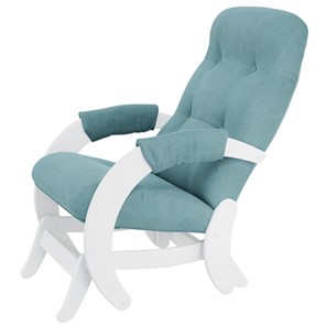 Кресло-маятник Модель 68, ткань ультра минт, каркас молочный дуб в Перми - предосмотр