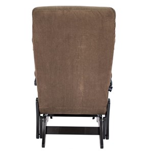 Кресло-маятник Модель 68, ткань ультра шоколад, каркас венге в Перми - предосмотр 3