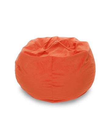 Кресло-мешок Орбита, велюр, оранжевый в Перми - изображение