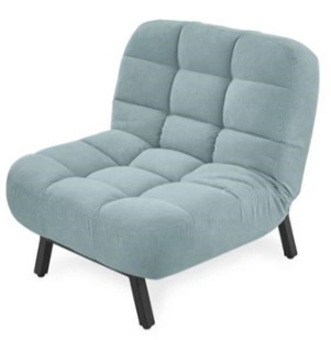 Кресло-кровать Абри опора металл (мята-голубой) в Перми - изображение