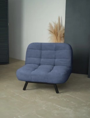 Кресло для сна Абри опора металл (синий) в Перми - изображение 8
