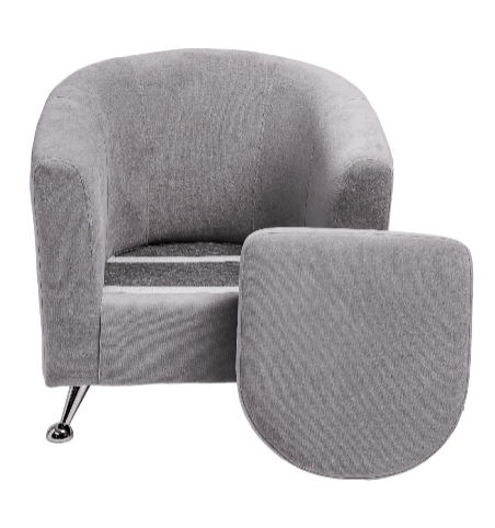Мягкое кресло Брамс серый в Перми - изображение 1