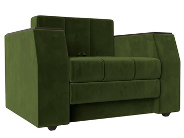 Кресло раскладное Атлантида, Зеленый (Микровельвет) в Перми - предосмотр