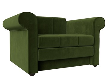 Кресло-кровать Берли, Зеленый (Микровельвет) в Перми