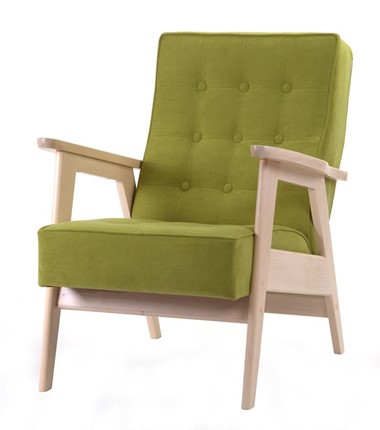 Кресло Ретро (беленый дуб / RS 20 - Лайм) в Перми - изображение