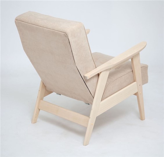 Кресло Ретро (беленый дуб / RS3 - бежевый) в Перми - изображение 2