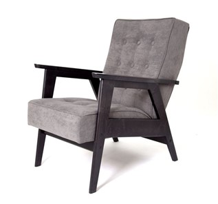 Кресло Ретро (венге / RS 15 - темно-серый) в Перми - предосмотр 1