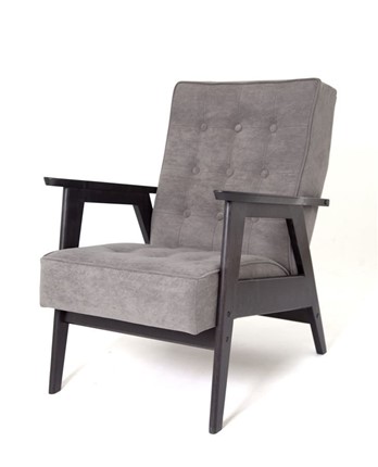 Кресло Ретро (венге / RS 15 - темно-серый) в Перми - изображение