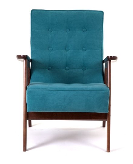 Кресло Ретро (темный тон / RS29 - бирюзовый) в Перми - изображение 3