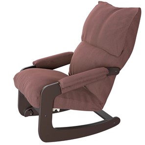 Кресло Трансформер Амадео ВСК №81 (каркас венге, сиденье коричнево-розовое) в Березниках