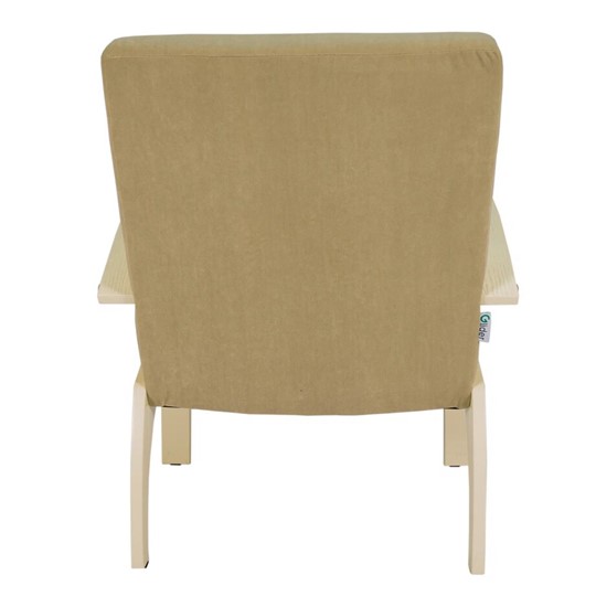 Кресло Денди шпон, ткань ультра санд, каркас дуб шампань шпон в Перми - изображение 6
