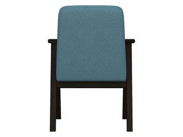 Мягкое кресло Ретро ткань голубой, каркас венге в Перми - предосмотр 3