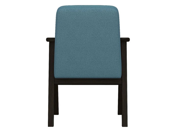 Мягкое кресло Ретро ткань голубой, каркас венге в Перми - изображение 3