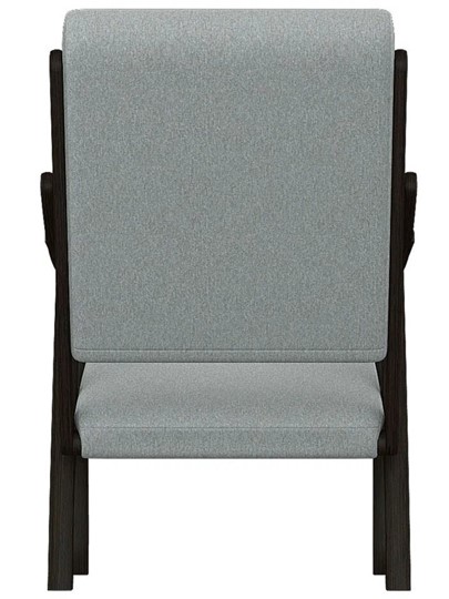 Мягкое кресло Вега 10 ткань серый, каркас венге в Перми - изображение 5