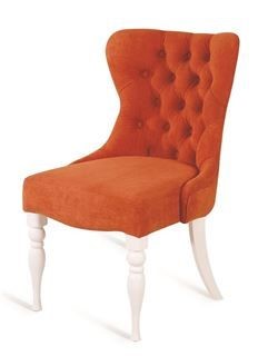 Кресло Вальс (Эмаль белая / Морковный) в Перми - изображение
