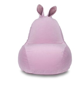 Кресло Зайка (короткие уши), розовый в Перми - предосмотр