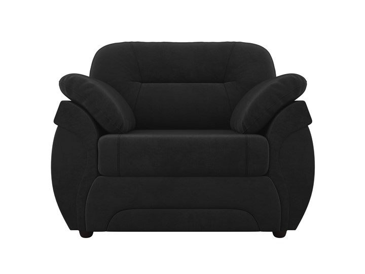 Кресло в гостиную Бруклин, Черный (велюр) в Перми - изображение 2