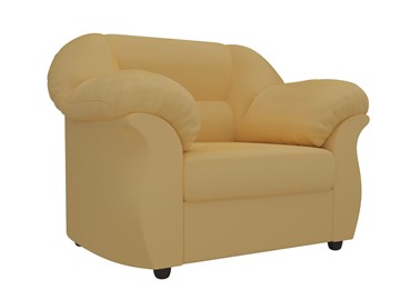 Мягкое кресло Карнелла, Желтый (микровельвет) в Перми