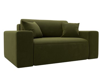 Кресло в гостиную Лига-036, Зеленый (Микровельвет) в Перми