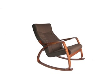 Кресло-качалка Женева, ткань шоколад в Перми - предосмотр