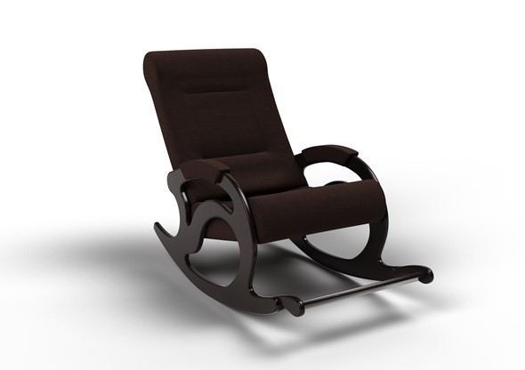 Кресло-качалка Тироль, ткань AMIGo шоколад 12-Т-Ш в Перми - изображение