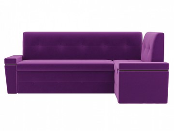 Кухонный диван Деметра угловой, Фиолетовый (микровельвет) в Перми - предосмотр 3