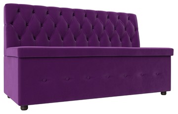 Кухонный прямой диван Вента, Фиолетовый (Микровельвет) в Перми
