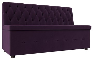Прямой кухонный диван Вента, Фиолетовый (Велюр) в Перми
