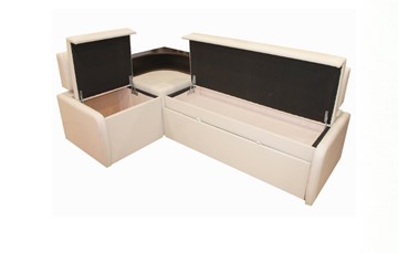 Кухонный угловой диван Модерн 3 со спальным местом и двумя коробами в Перми - предосмотр 1