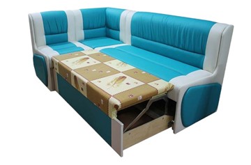 Угловой кухонный диван Квадро 4 со спальным местом в Перми - предосмотр 2