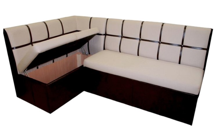 Кухонный угловой диван Квадро 5 со спальным местом в Березниках - изображение 2