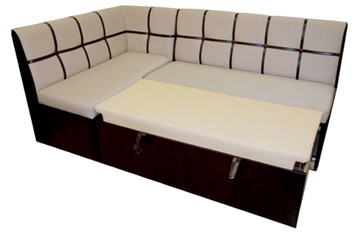 Кухонный угловой диван Квадро 5 со спальным местом в Перми - предосмотр 1