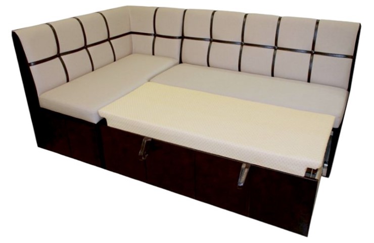 Кухонный угловой диван Квадро 5 со спальным местом в Перми - изображение 1