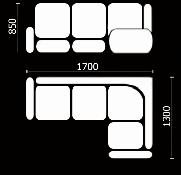 Кухонный угловой диван Нео КМ-01 (168х128 см.) в Перми - изображение 3