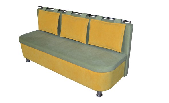 Кухонный диван Трапеза прямой 160х55х75 в Перми - изображение