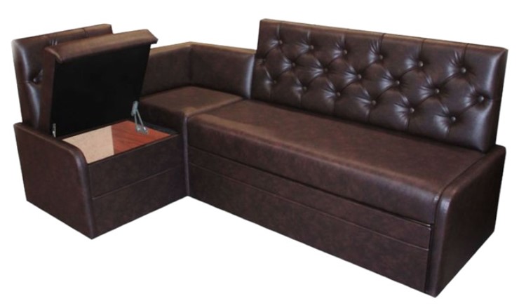 Кухонный угловой диван Квадро 7 со спальным местом в Перми - изображение 3
