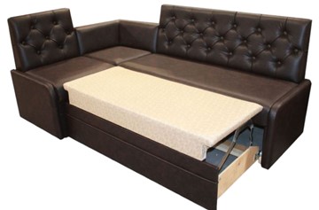 Кухонный угловой диван Квадро 7 со спальным местом в Перми - предосмотр 4