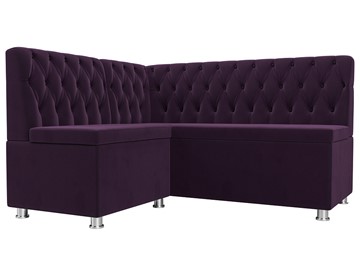 Угловой диван Мирта, Фиолетовый (Велюр) в Перми - предосмотр