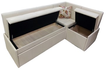 Кухонный угловой диван Модерн 8 со спальным местом и двумя коробами в Перми - предосмотр 2