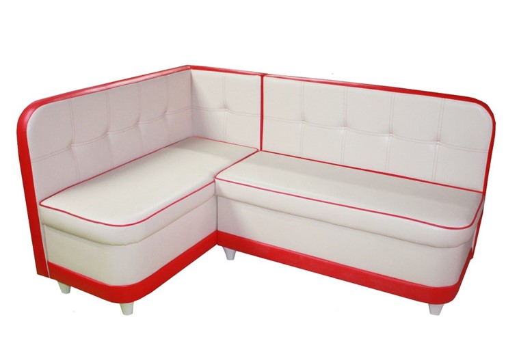 Кухонный угловой диван Модерн 4 с коробом в Перми - изображение 1