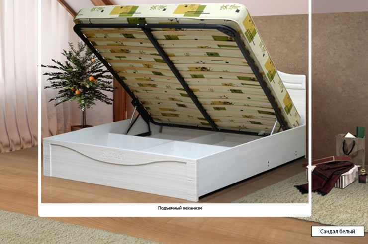 Кровать с механизмом двуспальная Ева-10 2000х1800 в Березниках - изображение 1