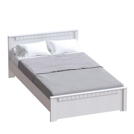 Кровать с основанием Прованс,1800 Бодега белая/Платина премиум в Перми - изображение