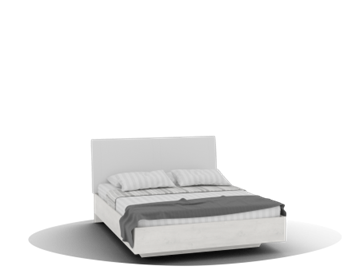 Спальная кровать Alpina, Alp-Кр-01.1(1400), сосна Санторини в Перми