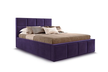 Кровать с основанием Октавия 1400,Мора фиолетовый в Перми