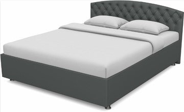 Кровать с механизмом 1.5-спальная Пальмира 1400 (Nitro Grey) в Перми