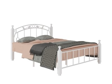 Кровать двуспальная Гарда 5, 160х200, белая в Березниках