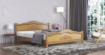 Спальная кровать СВ-Стиль Виктория 140*195 с основанием в Перми