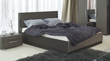 Кровать с механизмом Наоми 1600, цвет Фон серый, Джут СМ-208.01.02 в Перми