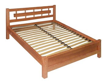 Спальная кровать Алина 140х190 с оcнованием в Перми - предосмотр 1